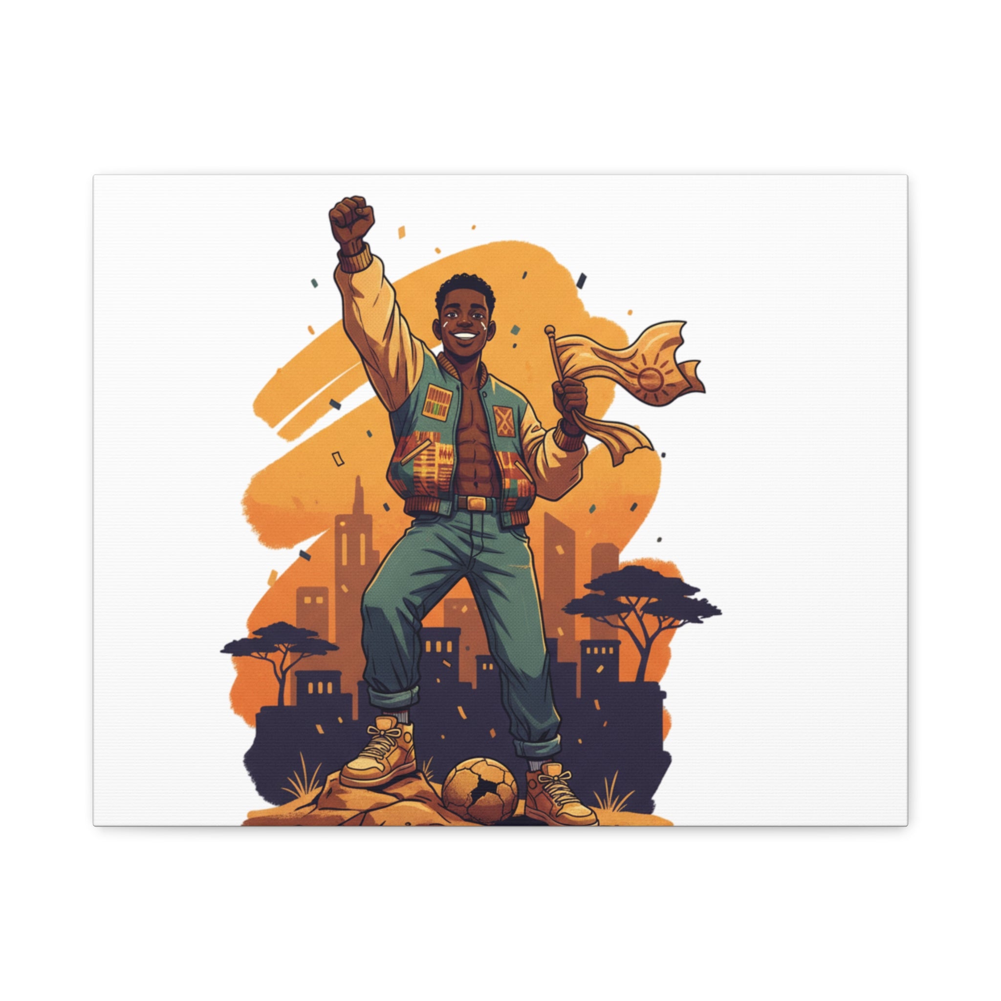 Snack Master Canvas, Stretched | Super Bowl Party, Game Day Humor