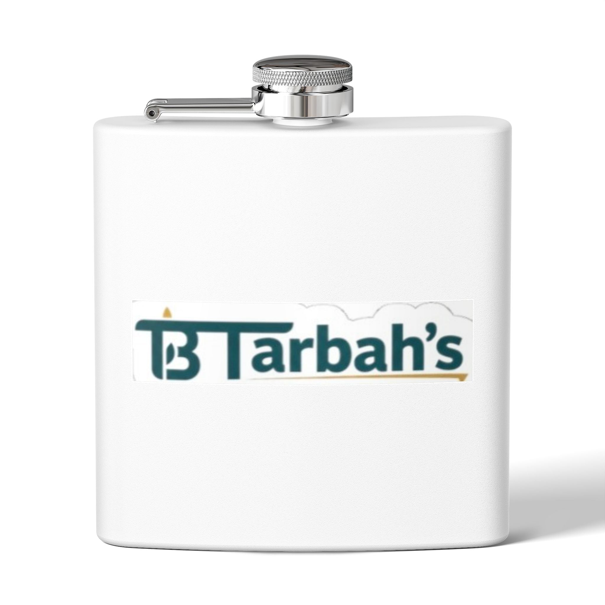 Tarbah's Stainless Steel Flask — 6oz Custom Name 'Tarbah' Design
