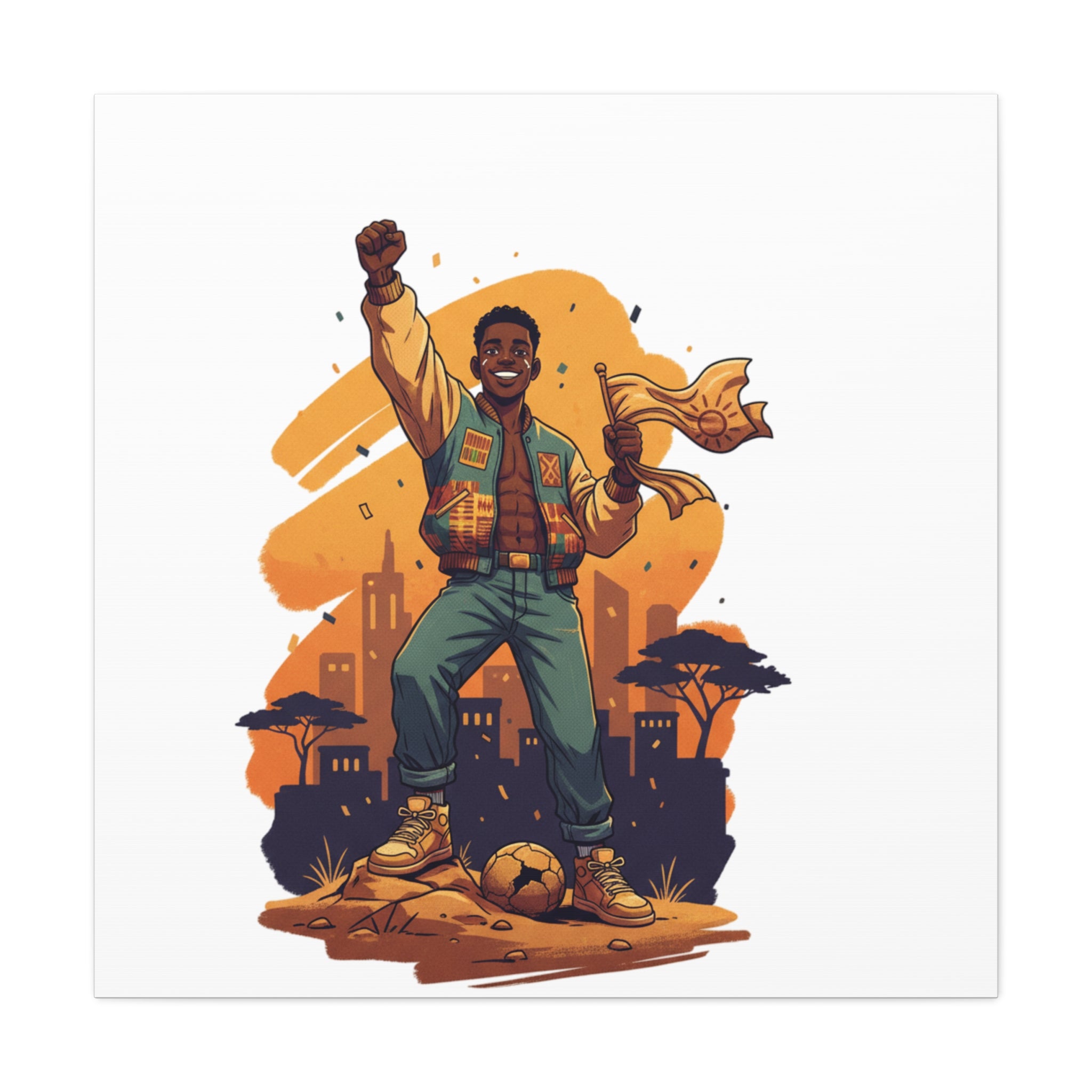 Snack Master Canvas, Stretched | Super Bowl Party, Game Day Humor