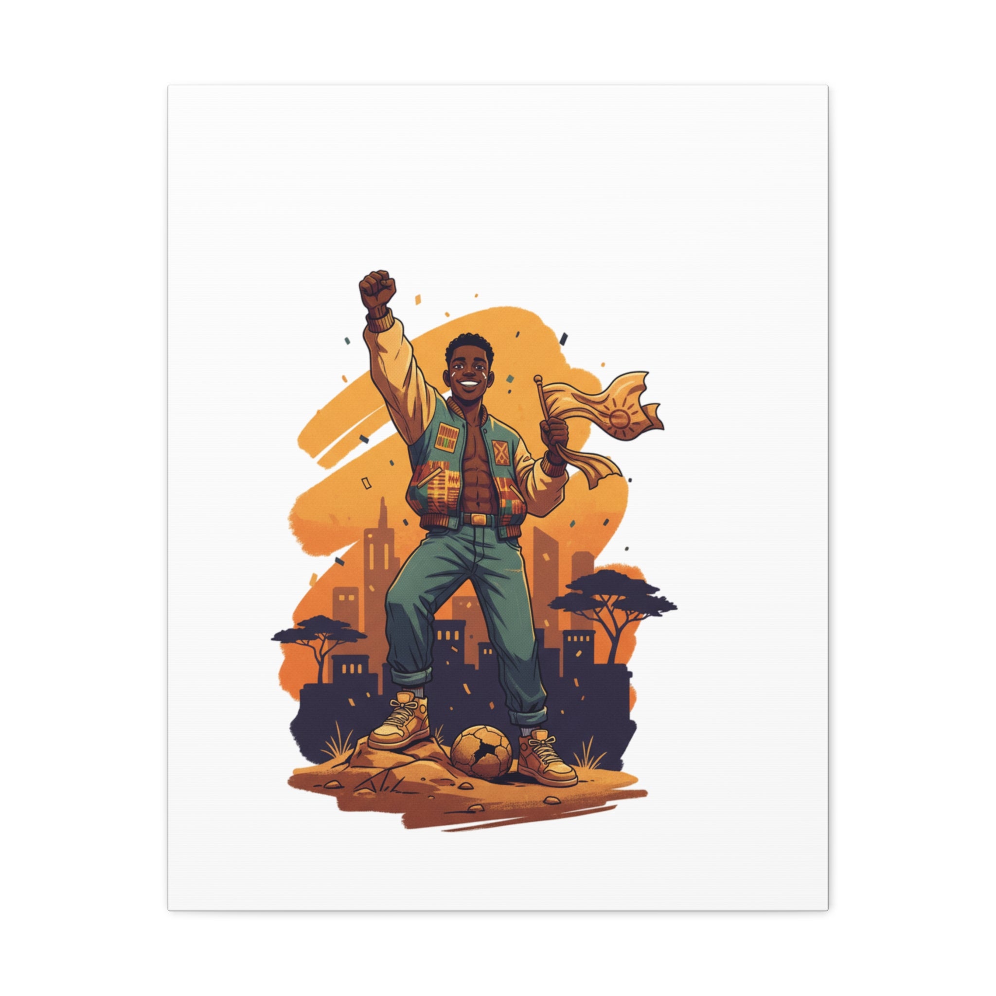 Snack Master Canvas, Stretched | Super Bowl Party, Game Day Humor