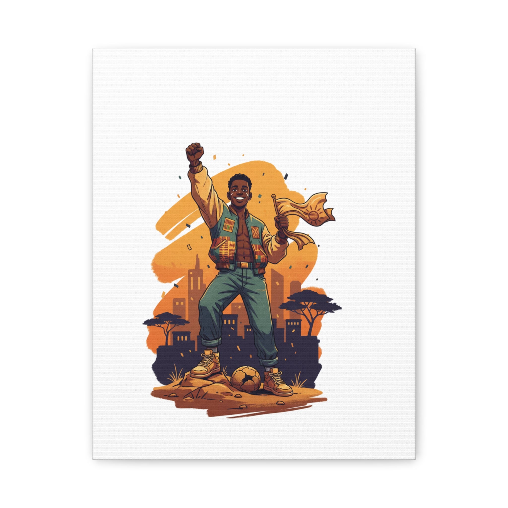 Snack Master Canvas, Stretched | Super Bowl Party, Game Day Humor