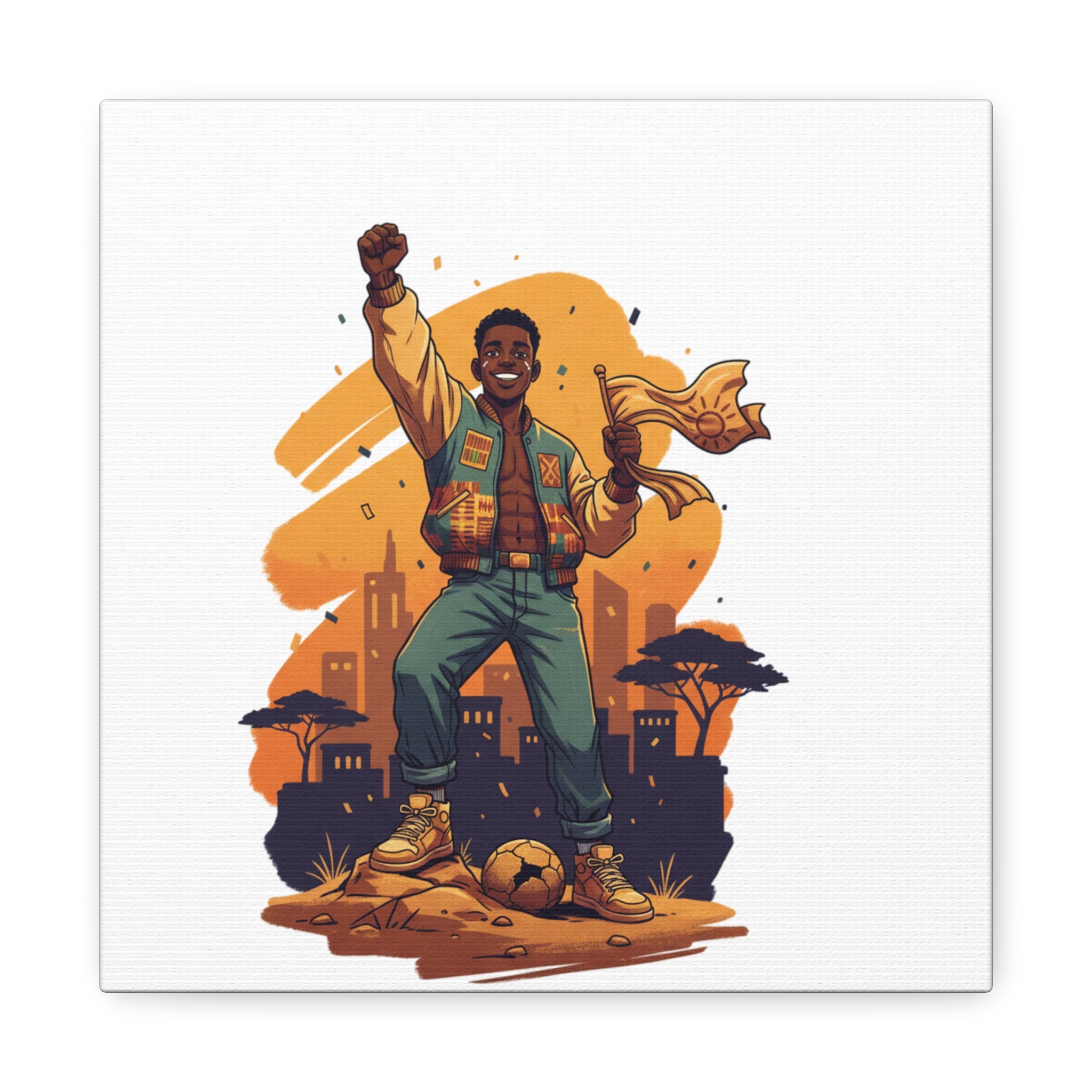 Snack Master Canvas, Stretched | Super Bowl Party, Game Day Humor