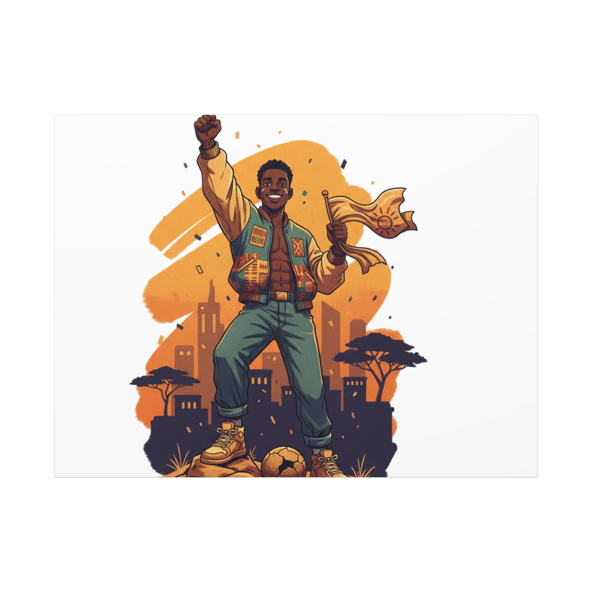 Snack Master Canvas, Stretched | Super Bowl Party, Game Day Humor