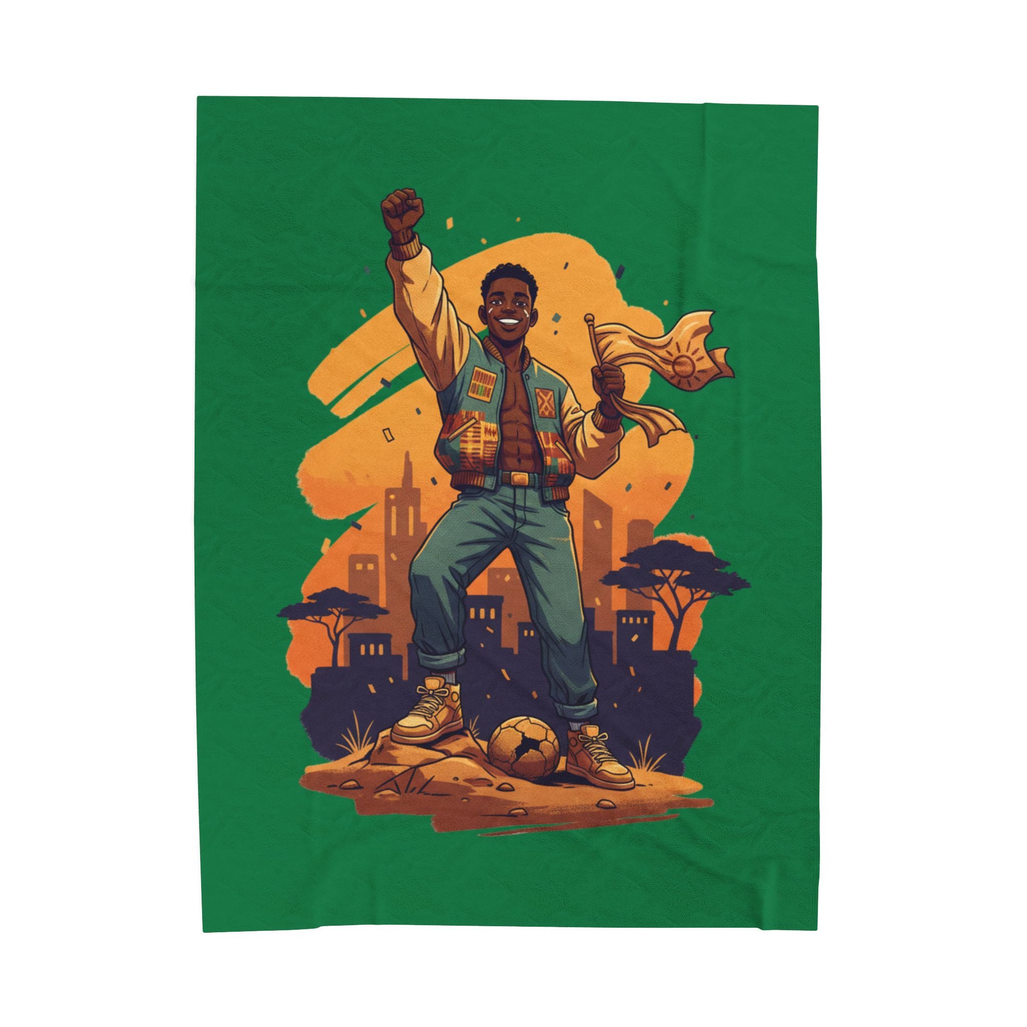 Snack Master Velveteen Plush Blanket | Game Day Humor, Super Bowl Party