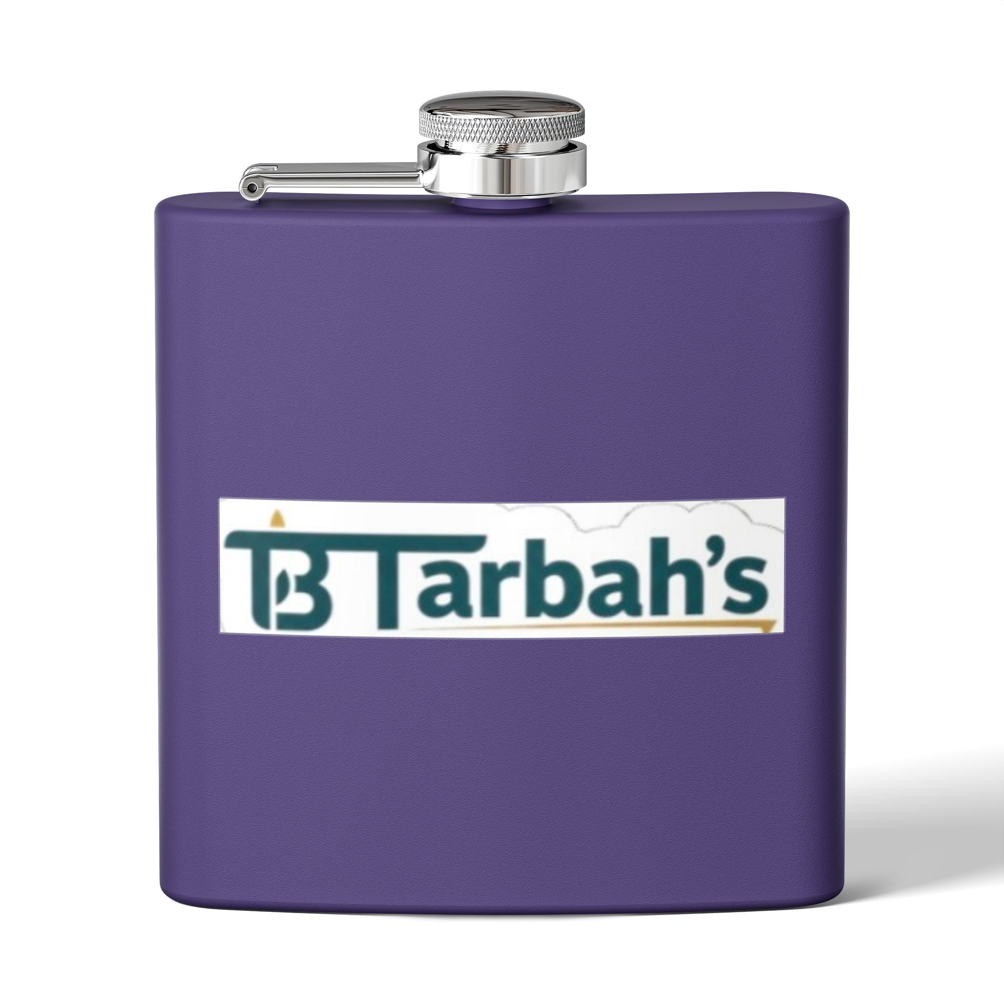 Tarbah's Stainless Steel Flask — 6oz Custom Name 'Tarbah' Design