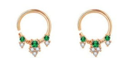 Jewelry Nose Ring Diamond No Hole Nose Fake Nose Ring