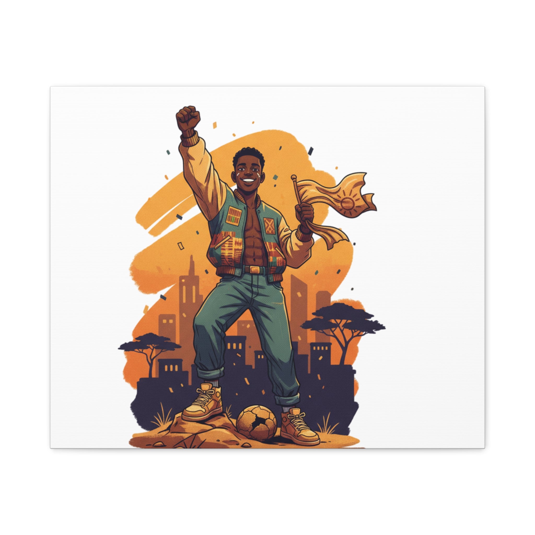 Snack Master Canvas, Stretched | Super Bowl Party, Game Day Humor