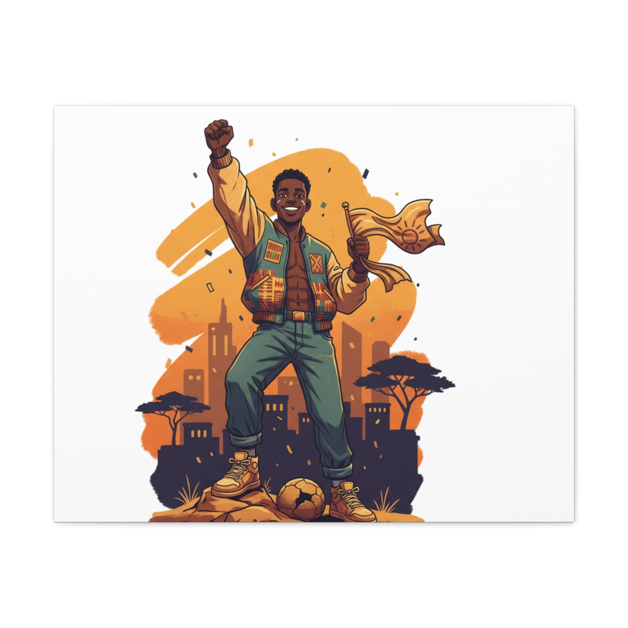 Snack Master Canvas, Stretched | Super Bowl Party, Game Day Humor