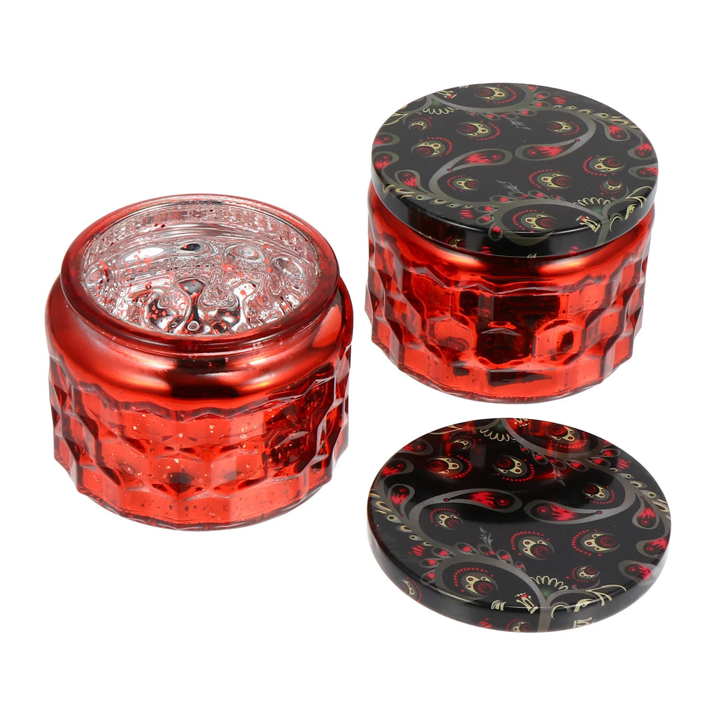 1Set Cup High Quality Glass DIY Handmade Container Lid for Bedroom Living Room Office Decorative Use