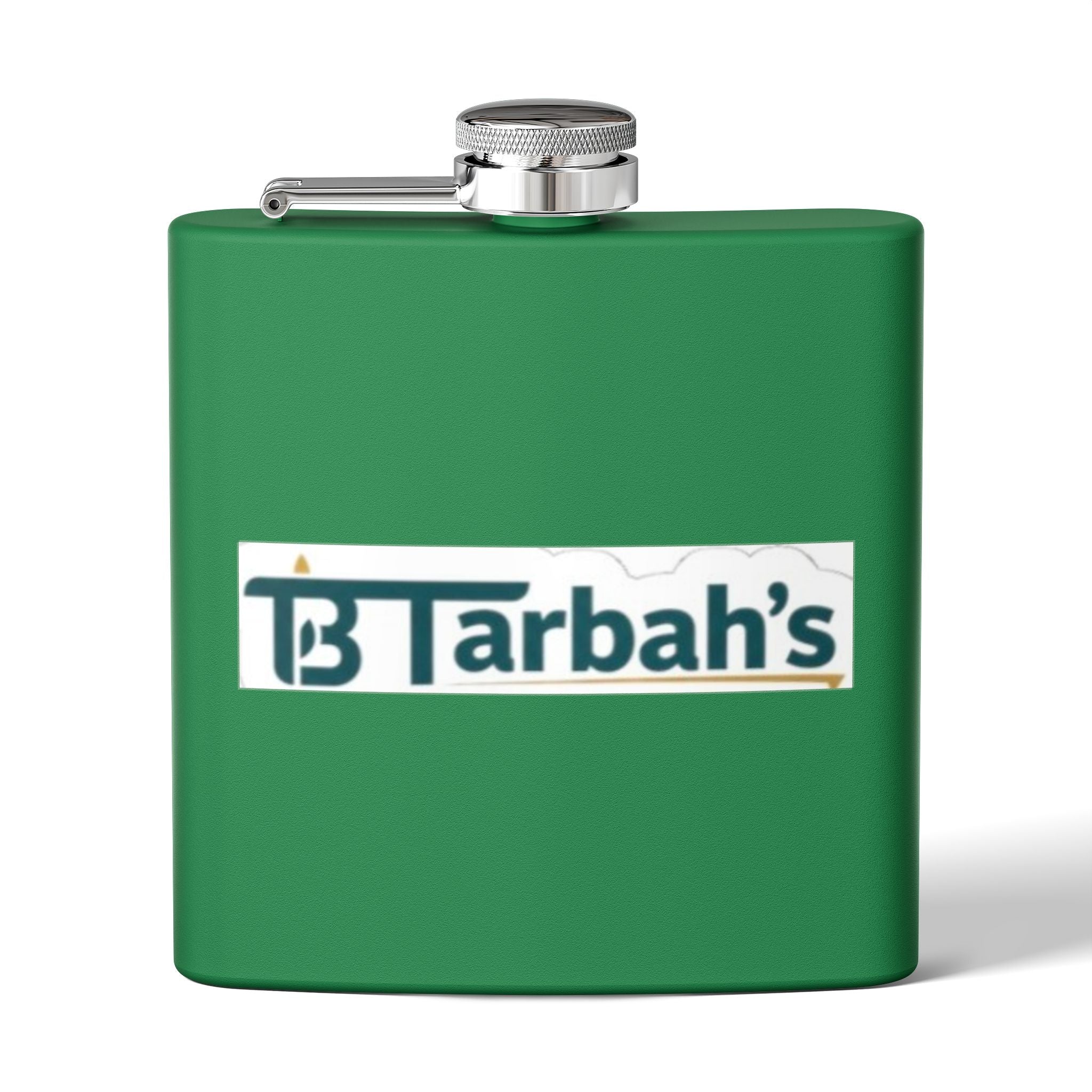 Tarbah's Stainless Steel Flask — 6oz Custom Name 'Tarbah' Design
