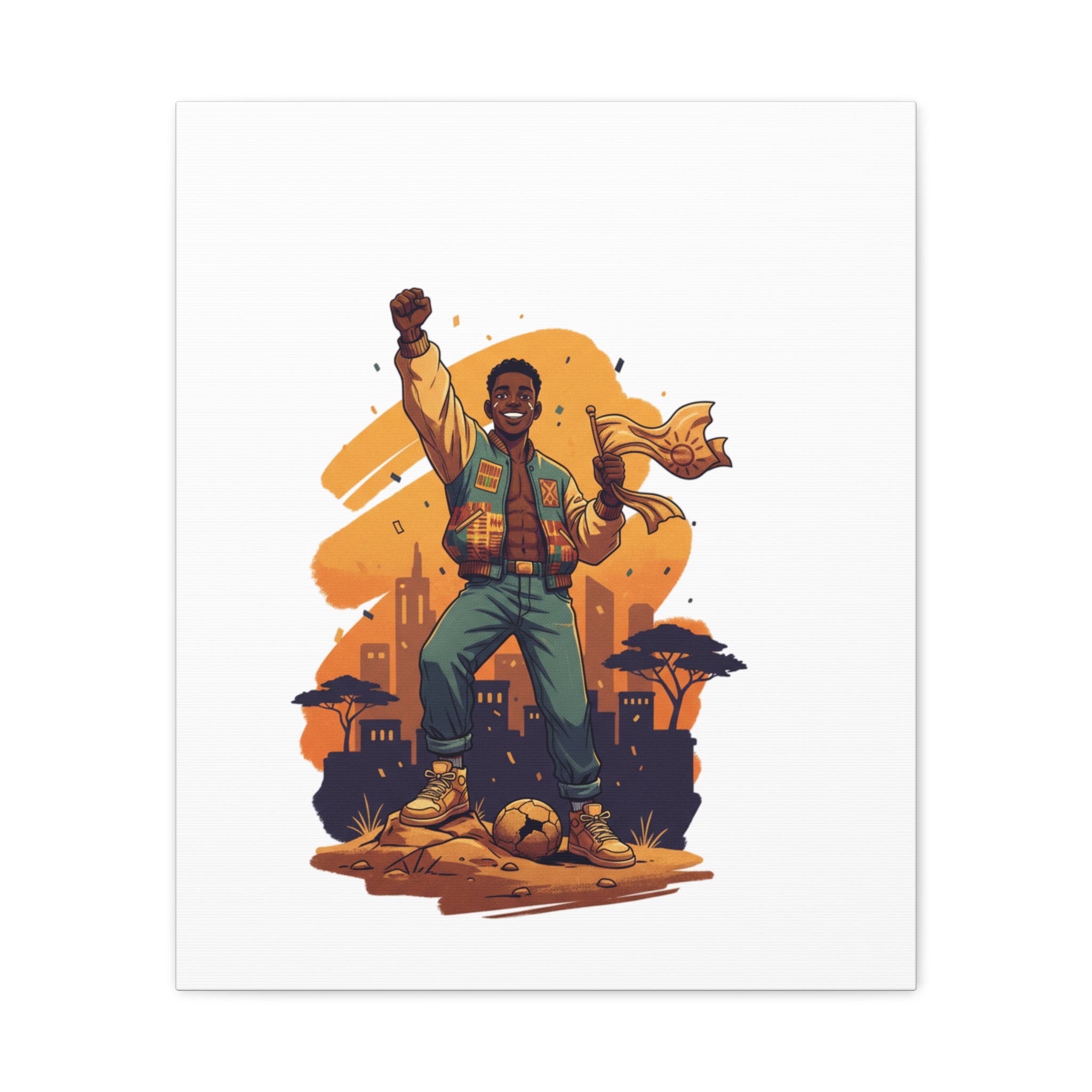 Snack Master Canvas, Stretched | Super Bowl Party, Game Day Humor