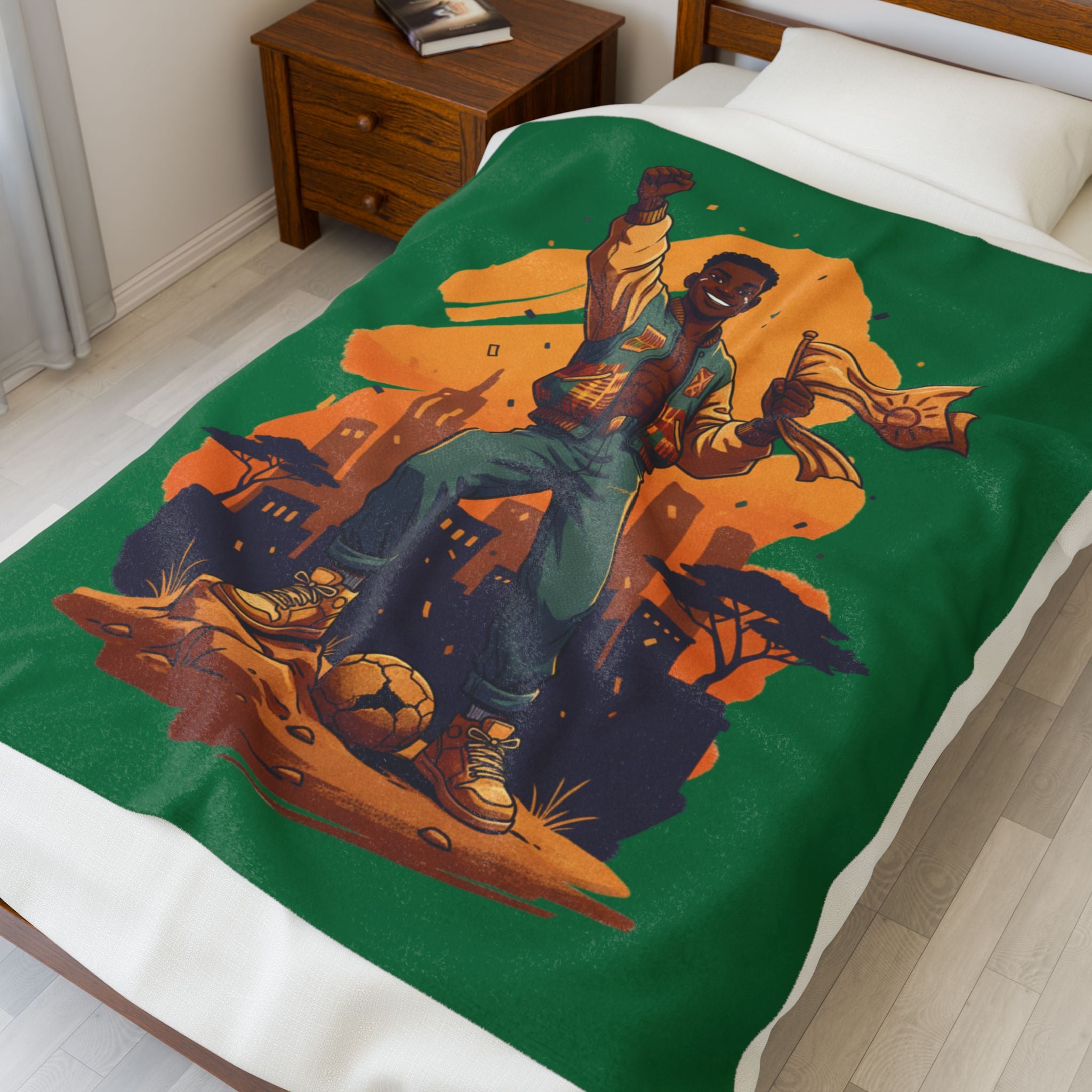 Snack Master Velveteen Plush Blanket | Game Day Humor, Super Bowl Party