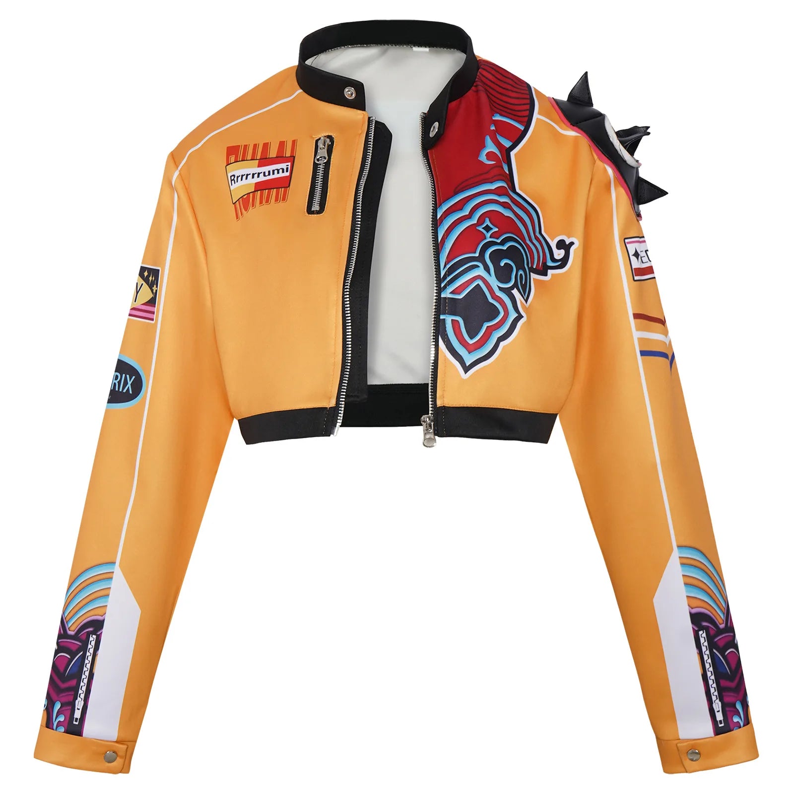 KPOP Cosplay Demon Hunters Rumi Costume Coat Jacket Outfit For Girls Adult Women Men Halloween Carnival Masquerade Suit