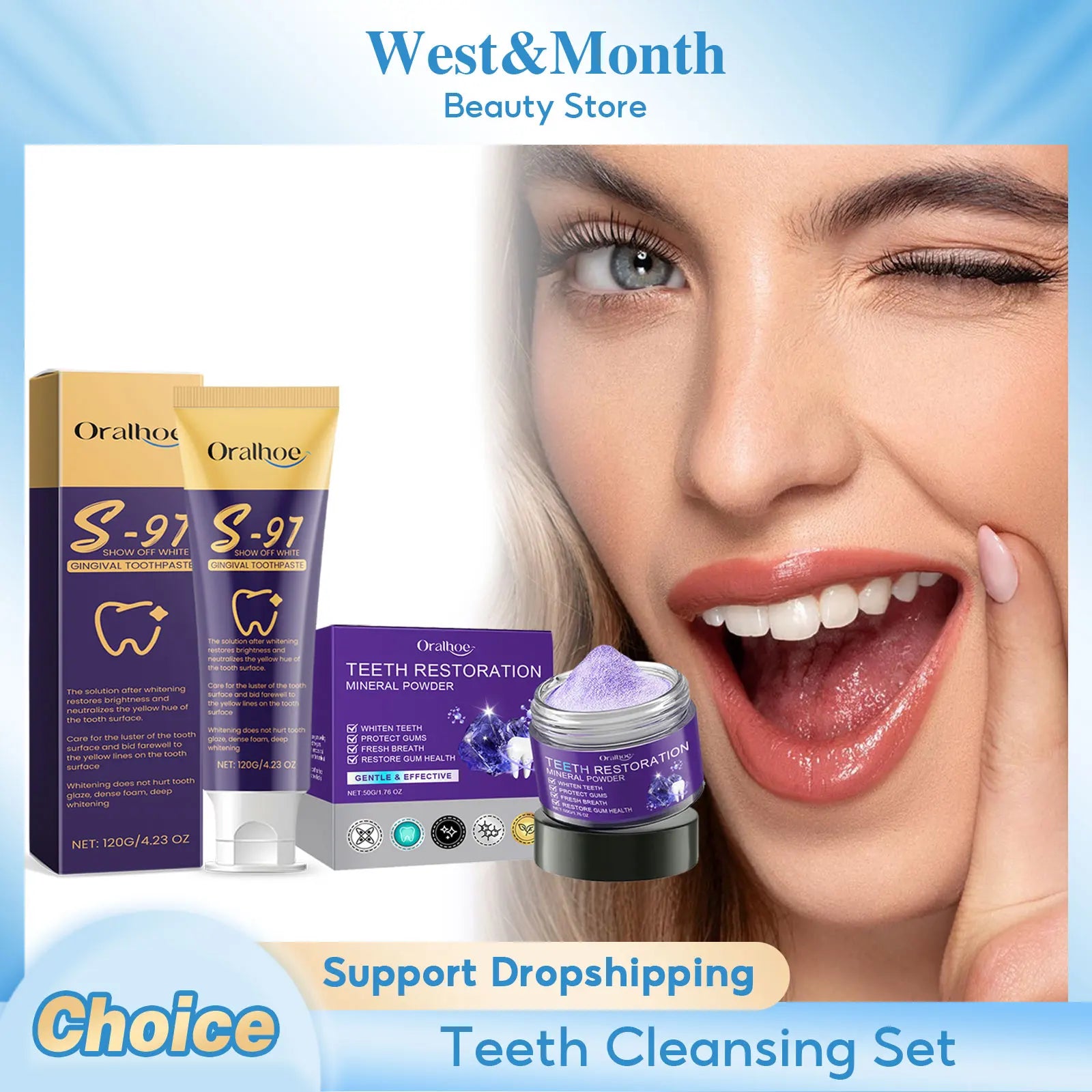 Teeth Cleansing Remove Dental Teeth Whitening Toothpaste Oral Hygiene