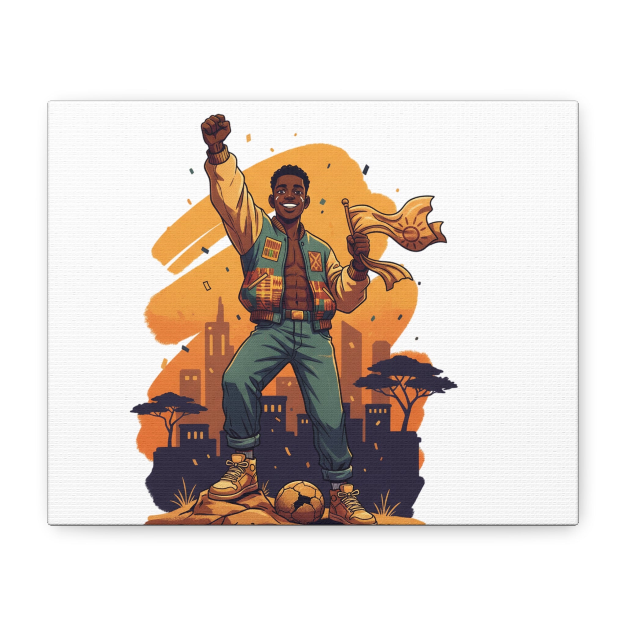 Snack Master Canvas, Stretched | Super Bowl Party, Game Day Humor