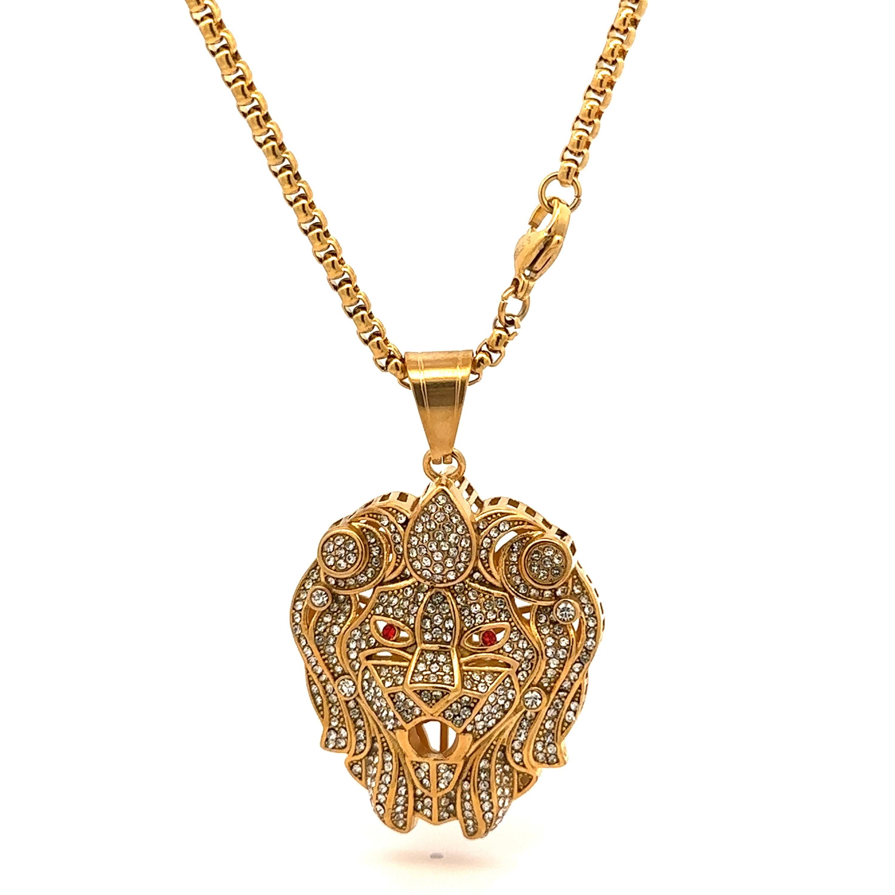 EVADEAN STEEL GOLD NECKLACE I D94383