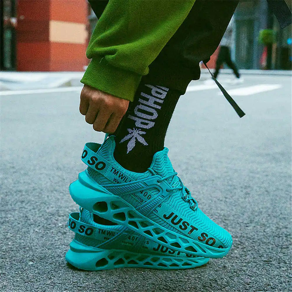 Yellow Super Big Size Spring Boots Woven Grey Sneakers Comfortable Men's Shoes Sports Unusual Cool Luxury Brand